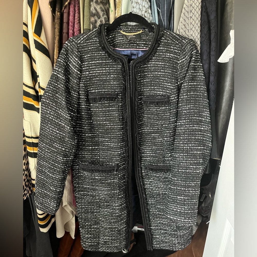 J. Crew Black Longline Blazer - Size 6